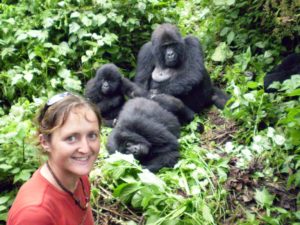 Where is gorilla trekking conducted in Uganda
