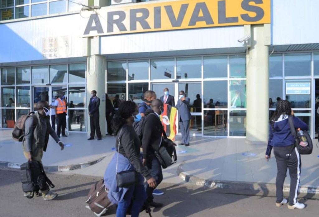 International Travelers Arriving in Uganda