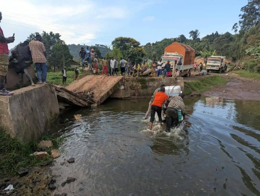 River Mucha Bridge Collapse
